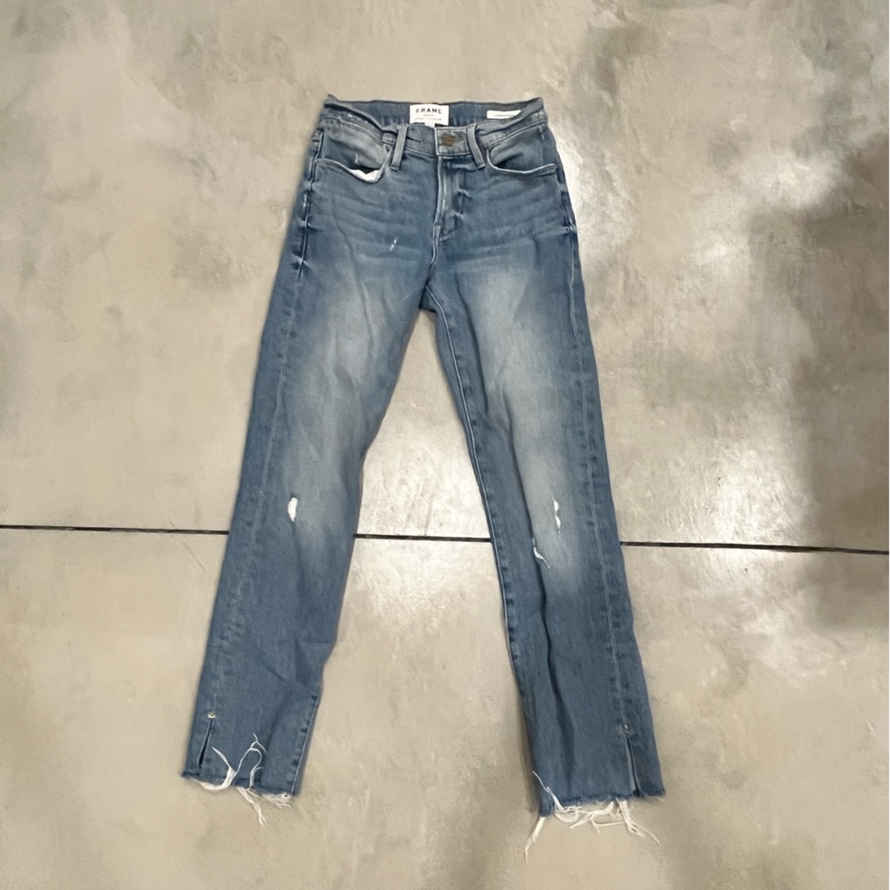 Frame Straight Leg Jeans
